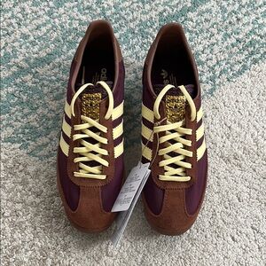 NWT Adidas Women’s SL 72 OG Sneakers in Maroon, Almost Yellow & Preloved Brown